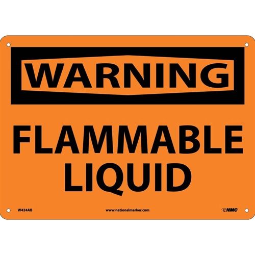 Warning Flammable Area Sign (W424AB)