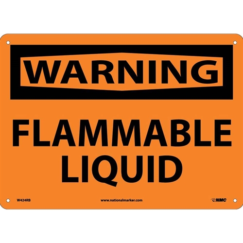 Warning Flammable Area Sign (W424RB)