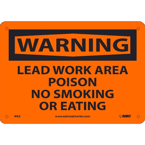 Lead Work Area Sign (W6A)