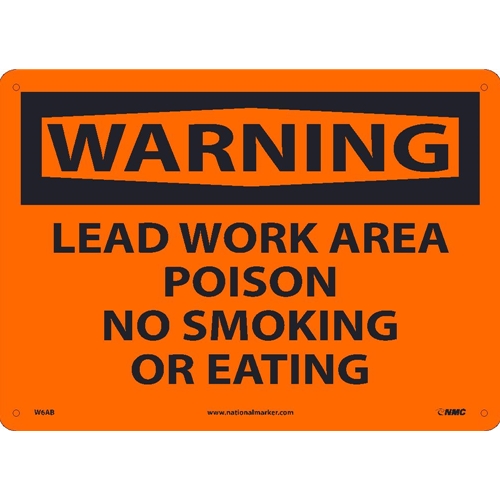 Lead Work Area Sign (W6AB)