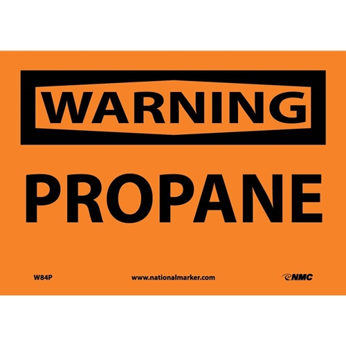 Warning Propane Sign (W84P)