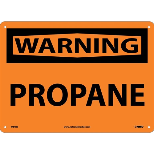 Warning Propane Sign (W84RB)