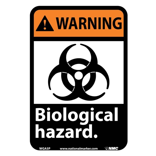 Warning Biological Hazard Sign (WGA5P)