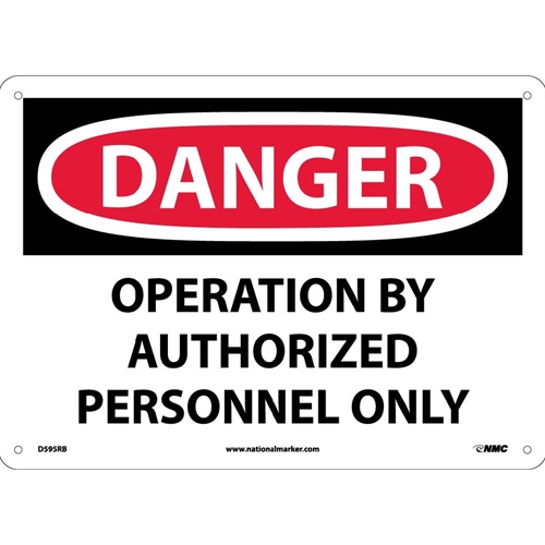 Polish Danger Asbestos Sign (D595RB)