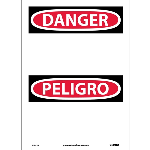 Danger Sign - Bilingual (ESD1PB)