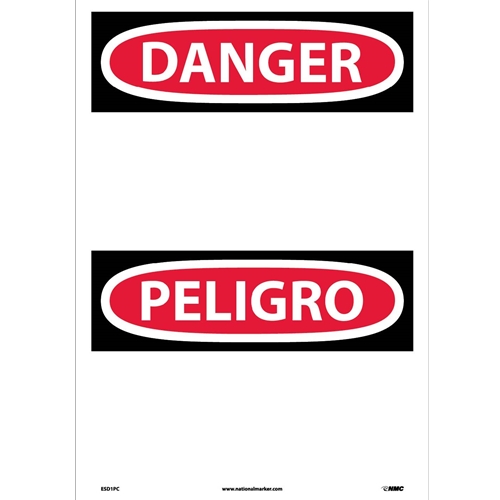 Danger Sign - Bilingual (ESD1PC)