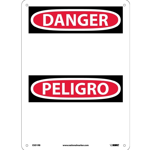 Danger Sign - Bilingual (ESD1RB)