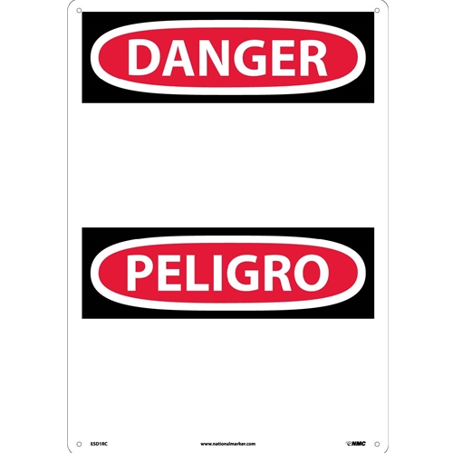 Danger Sign - Bilingual (ESD1RC)