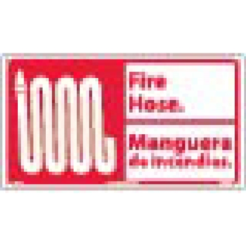 Fire Hose Sign - Bilingual (FBA1R)