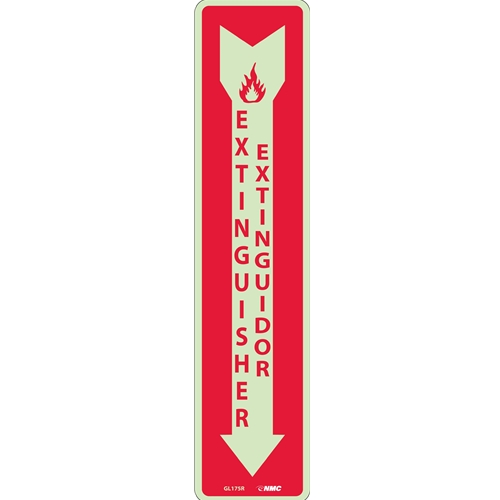 Extinguisher Sign - Bilingual (GL175R)