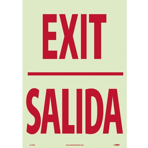 Exit Sign - Bilingual (GL30PC)
