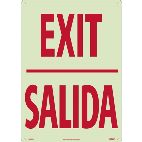 Exit Sign - Bilingual (GL30RC)