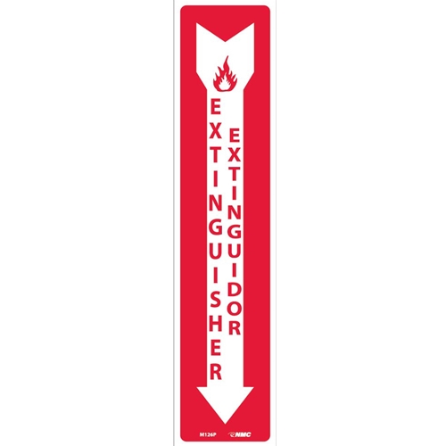 Extinguisher Sign - Bilingual (M126P)