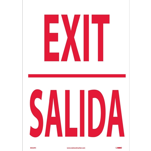 Exit Sign - Bilingual (M353PC)