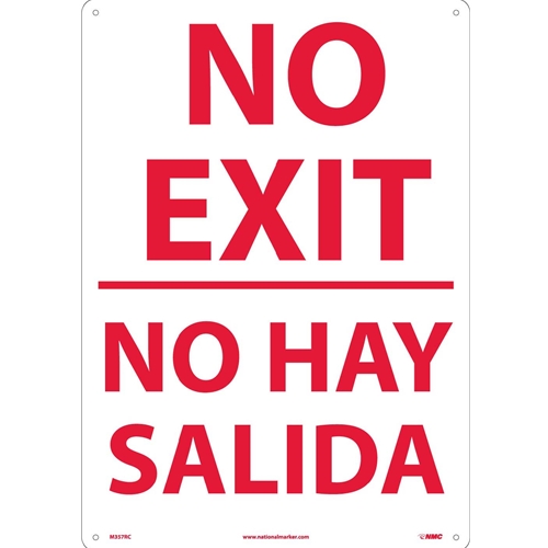 No Exit Sign - Bilingual (M357RC)