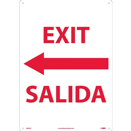 Exit Sign - Bilingual (M697RC)