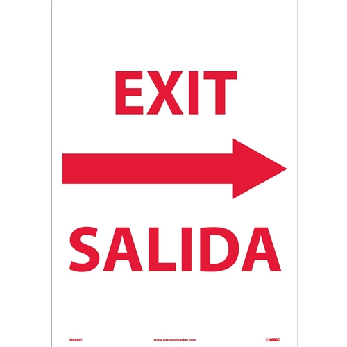 Exit Sign - Bilingual (M698PC)