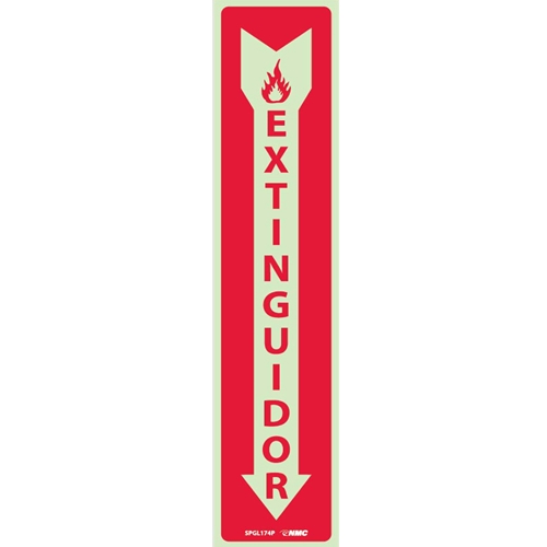 Extinguisher Sign - Spanish (SPGL174P)