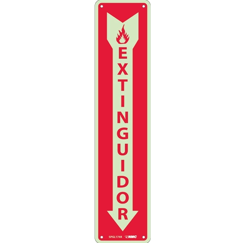 Extinguisher Sign - Spanish (SPGL174R)