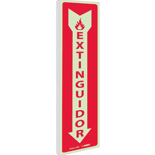 Extinguisher Sign - Spanish (SPGLTV44)