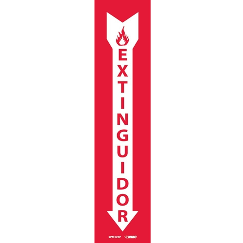 Extinguisher Sign - Spanish (SPM125P)