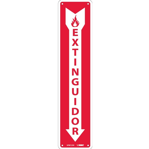 Extinguisher Sign - Spanish (SPM125R)