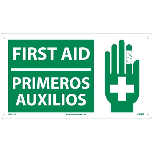 First Aid Sign - Bilingual (SPSA119R)