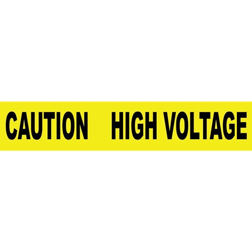 Caution High Voltage Printed Barricade Tape (PT11)