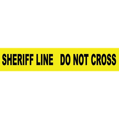 Sheriff Line Do Not Cross Printed Barricade Tape (PT12)