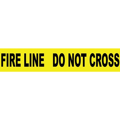 Fire Line Do Not Cross 2 Mil Printed Barrier Tape (PT14-2ML)