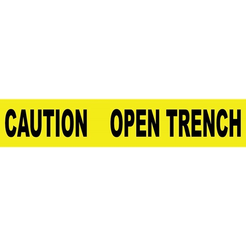 Caution Open Trench Printed Barricade Tape (PT2)