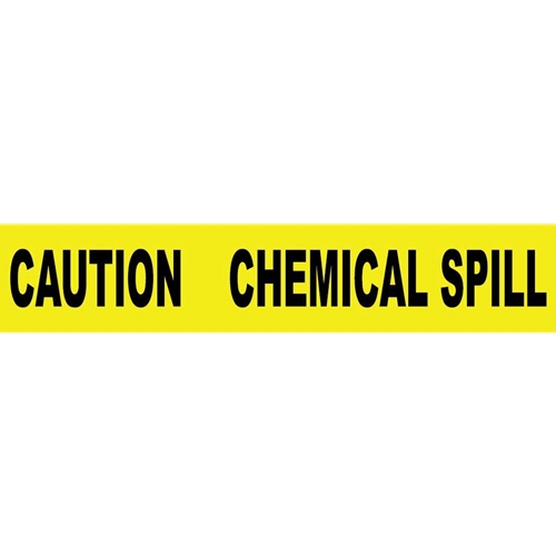 Caution Chemical Spill Printed Barricade Tape (PT42)