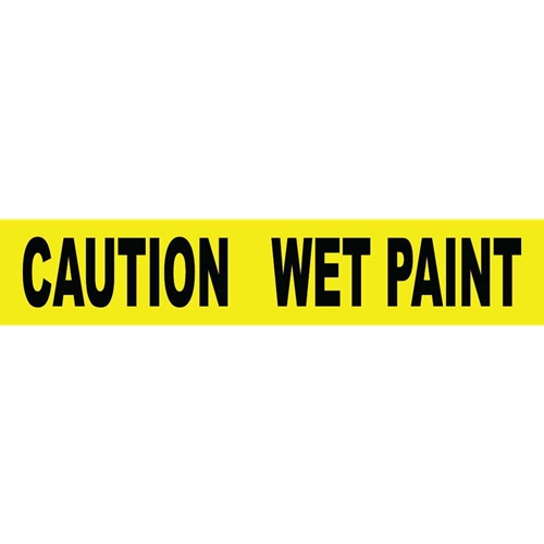Caution Wet Paint Printed Barricade Tape (PT48)