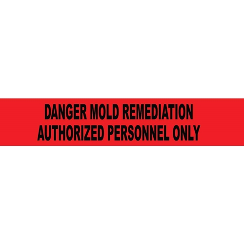 Mold Remediation Auth. Pers. Only 2 Mil Printed Barrier Tape (PT7-2ML)