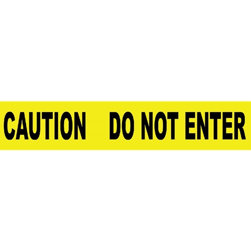 Caution Do Not Enter Printed Barricade Tape (PT9)