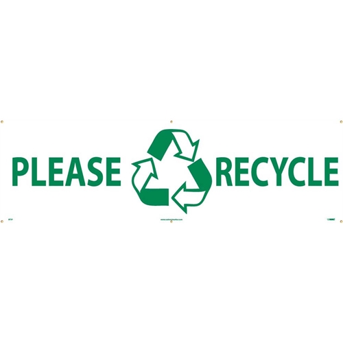 Please Recycle Banner (BT37)