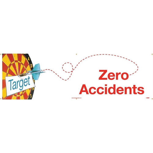 Zero Accidents Banner (BT41)