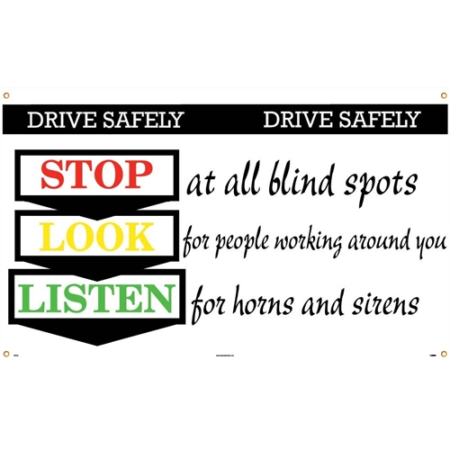 Drive Safely Banner (BT522)