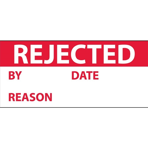 Rejected By Date Reason Label (INL8)