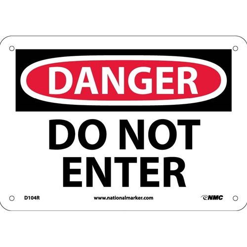 Danger Do Not Enter Sign (D104R)