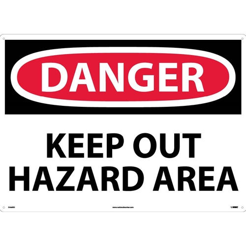 Danger Keep Out Hazard Area Sign (D568RD)