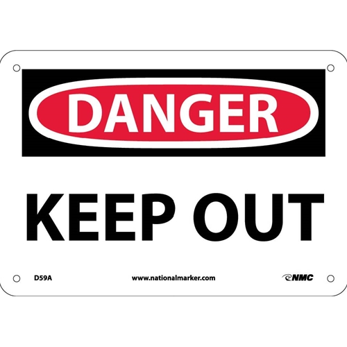 Danger Keep Out Sign (D59A)