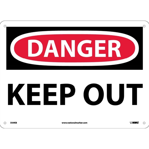 Danger Keep Out Sign (D59EB)
