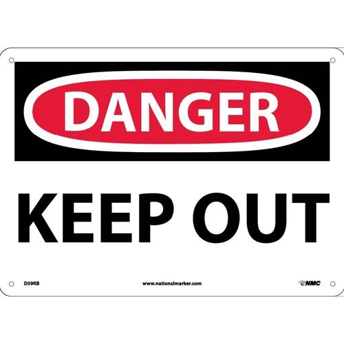 Danger Keep Out Sign (D59RB)