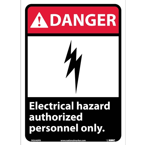 Danger Electrical Hazard Sign (DGA40PB)