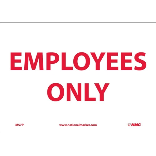 Employees Only Sign (M57P)