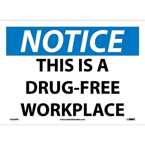 Notice This Is A Drug Free Workplace Decal Sticker Safe Zone Etsy