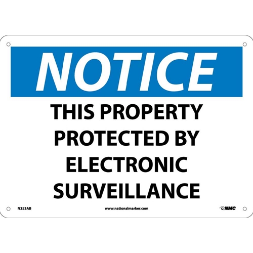 Notice Electronic Surveillance Sign (N353AB)