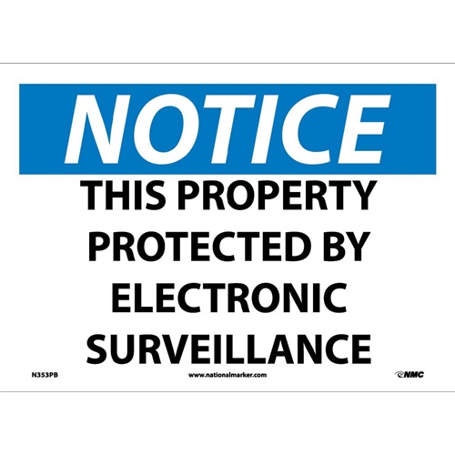 Notice Electronic Surveillance Sign (N353PB)