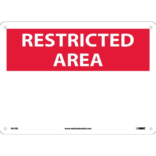 Restricted Area Sign (RA1RB)